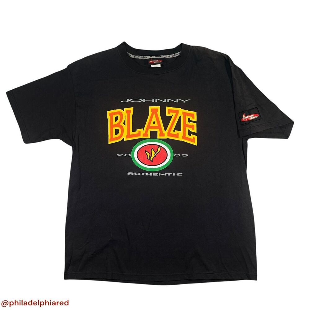 Vintage Y2K 2000’s Johnny Blaze t-shirt mens XL hip hop rap method man